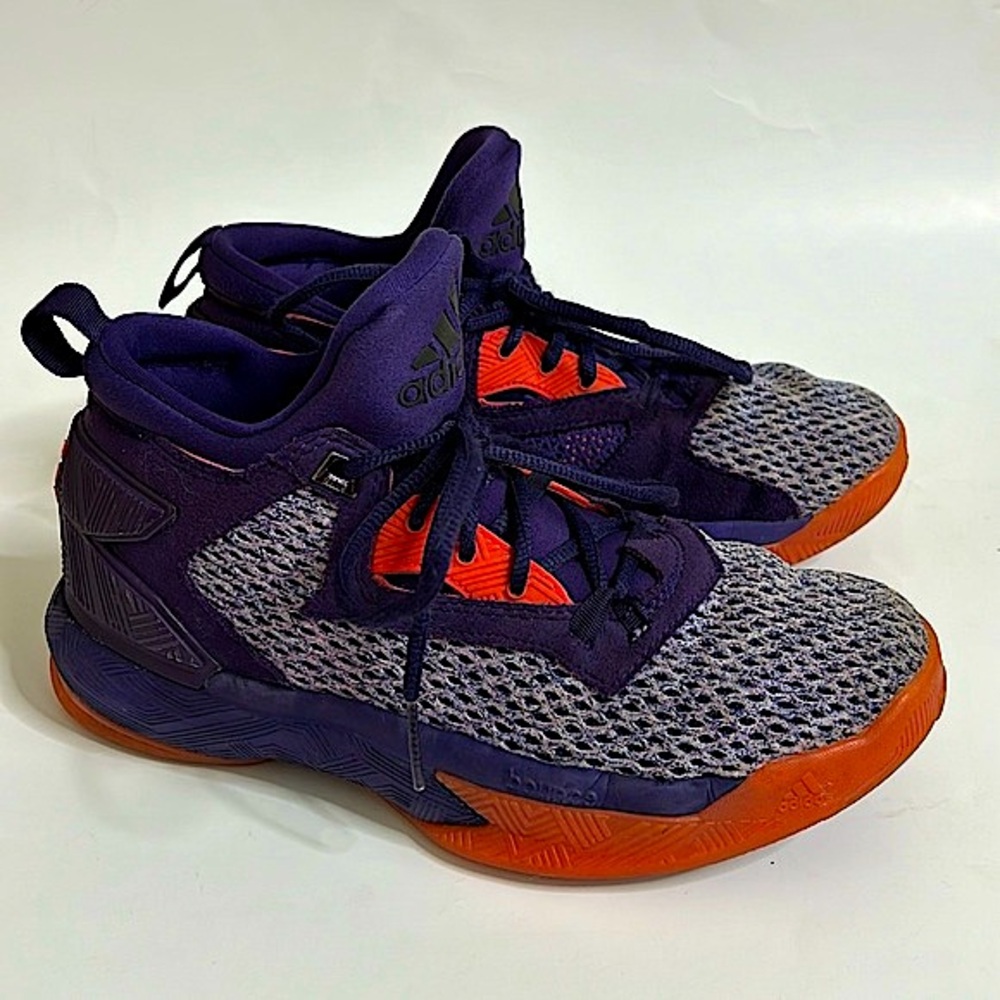 Damian Lillard Boys Pink and Purple Basketball Performance Shoes